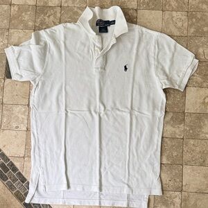 Polo by Ralph Lauren Men's Cream Polo Shirt